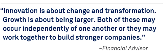 Innovation is about change and transformation quote