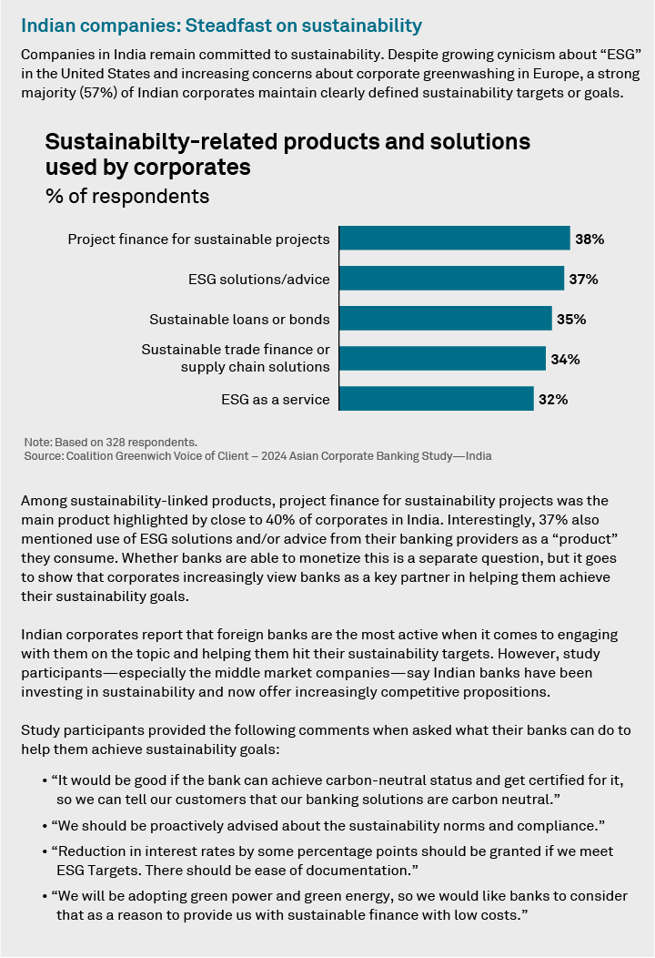 Indian companies: Steadfast on sustainability